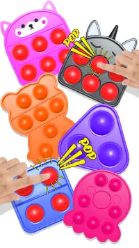 Mini fidget toys: pop it game Screen Shot 1