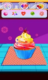 Rainbow Cupcake Maker - Tự làm Trò chơi Nấu ăn 201 Screen Shot 4