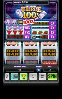 Triple 100x Wheel - Free Slots Machine Screen Shot 3