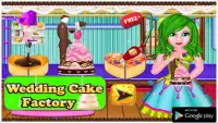 Fábrica de bolo de casamento - jogos de fábrica Screen Shot 0