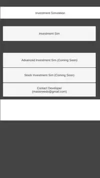 Investment Sim Screen Shot 2