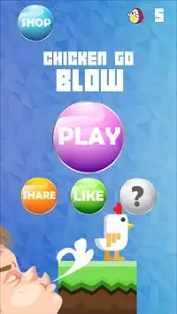 Blow Go Chicken Screen Shot 0