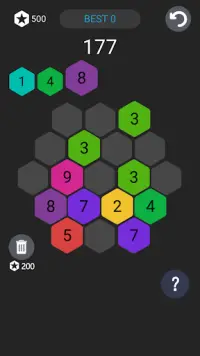Exceed Hexagon Fun puzzle game Screen Shot 1