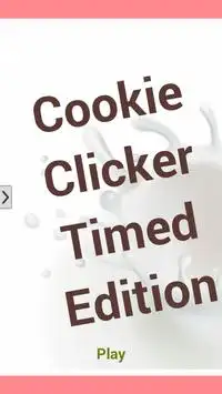 Cookie Clicker (Timed Edition) Screen Shot 0