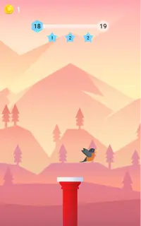 Bouncy Bird: juego de aves Screen Shot 0