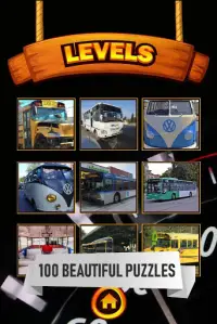 Bus Jigsaw Puzzle Game Screen Shot 1