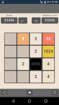 2048 App Screen Shot 2