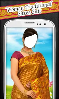 Women Traditional Saree Suit Screen Shot 7