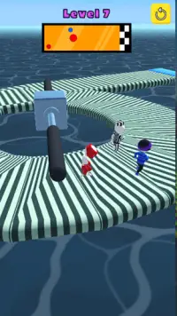 Doodle Run Race - Victory Game Screen Shot 1