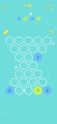 Merge Hexa Block Puzzle: Free Number Game Screen Shot 2