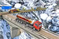berg- stad olie- lading vrachtauto levering spel Screen Shot 1