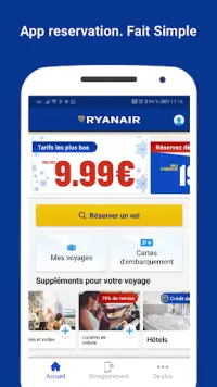 Ryanair - tarifs les plus bas Screen Shot 0