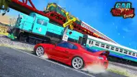 Car Vs Train - Racing Games Screen Shot 0