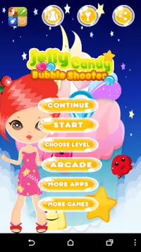 jelly candy bubble shooter Screen Shot 1