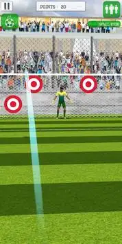 फ़ुटबॉल हड़ताल खेल - मुक्त लात फुटबॉल Screen Shot 6