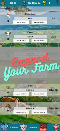 Guardian of Farms (Idle Tycoon Game) Screen Shot 0