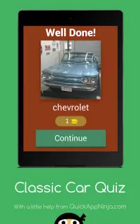 Classic Car Quiz Screen Shot 11