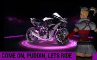Girl Racing 3D Moto Screen Shot 0