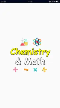 Chemistry and math quiz Screen Shot 0