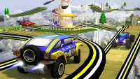 メガランプカースタント：無料のGTレーシングカーゲーム Screen Shot 0