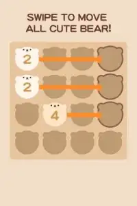 2048 BEAR - Free puzzle game Screen Shot 2