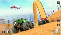 Crazy Monster Truck Stunt Game Screen Shot 2