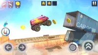 Acrobacias de carros na colina Screen Shot 13