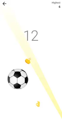 Messenger Football Soccer Game Tap Ball Juggle Tap Screen Shot 1