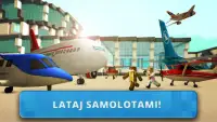 Airport Craft Latanie Samolotem Symulator Kraft 3D Screen Shot 0