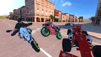 водитель мотокросса-реальная игра на велосипеде Screen Shot 1