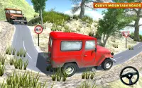 Offroad Jeep Driving Simulator Real Prado Game Screen Shot 0