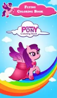 Flying Pony Kinder Malbuch Screen Shot 3