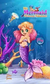 My Cute Mermaid Makeover-2D Trucco Makeover Salon Screen Shot 0
