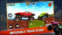 stunts kereta raksasa: permainan kereta perlumbaan Screen Shot 4
