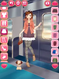 Anime Cô gái Thời trang - Trang điểm & Mặc quần áo Screen Shot 18