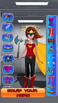Wonder Girl! - Superhero Maker Screen Shot 3