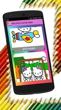 Coloring Book for Kitty Cat Screen Shot 2