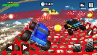 Mega Monster Truck Ramp: Impossible Jump Simulator Screen Shot 2