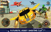 Real Robot Shooting Car Simulator: Robot Games 3D Screen Shot 0