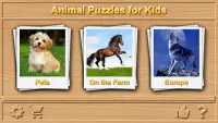 Animal Puzzles for Kids Screen Shot 0