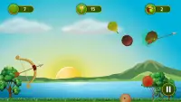 3D Archery Shooting Game with Fruits Screen Shot 1