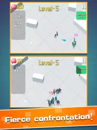 Crowd Zombies-Popular Paper City War .io Game Screen Shot 5