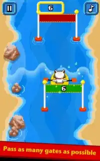 Jumpy Cat Rafting Free Screen Shot 1