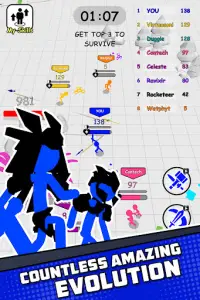 Stickman Survival: Mighty Wars Screen Shot 11