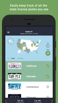 License Plate Games - Road Trip Fun Screen Shot 0