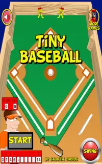 Tiny  Baseball, Flip Baseball Screen Shot 5