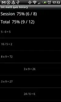 tnt math quiz Screen Shot 2