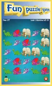 Dino Boom - Juego de puzzle Match 3 gratuito Screen Shot 5