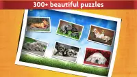 Dogs Jigsaw Puzzle Game Kids Screen Shot 1