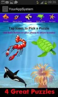 Ocean Games for Kids Free Screen Shot 1